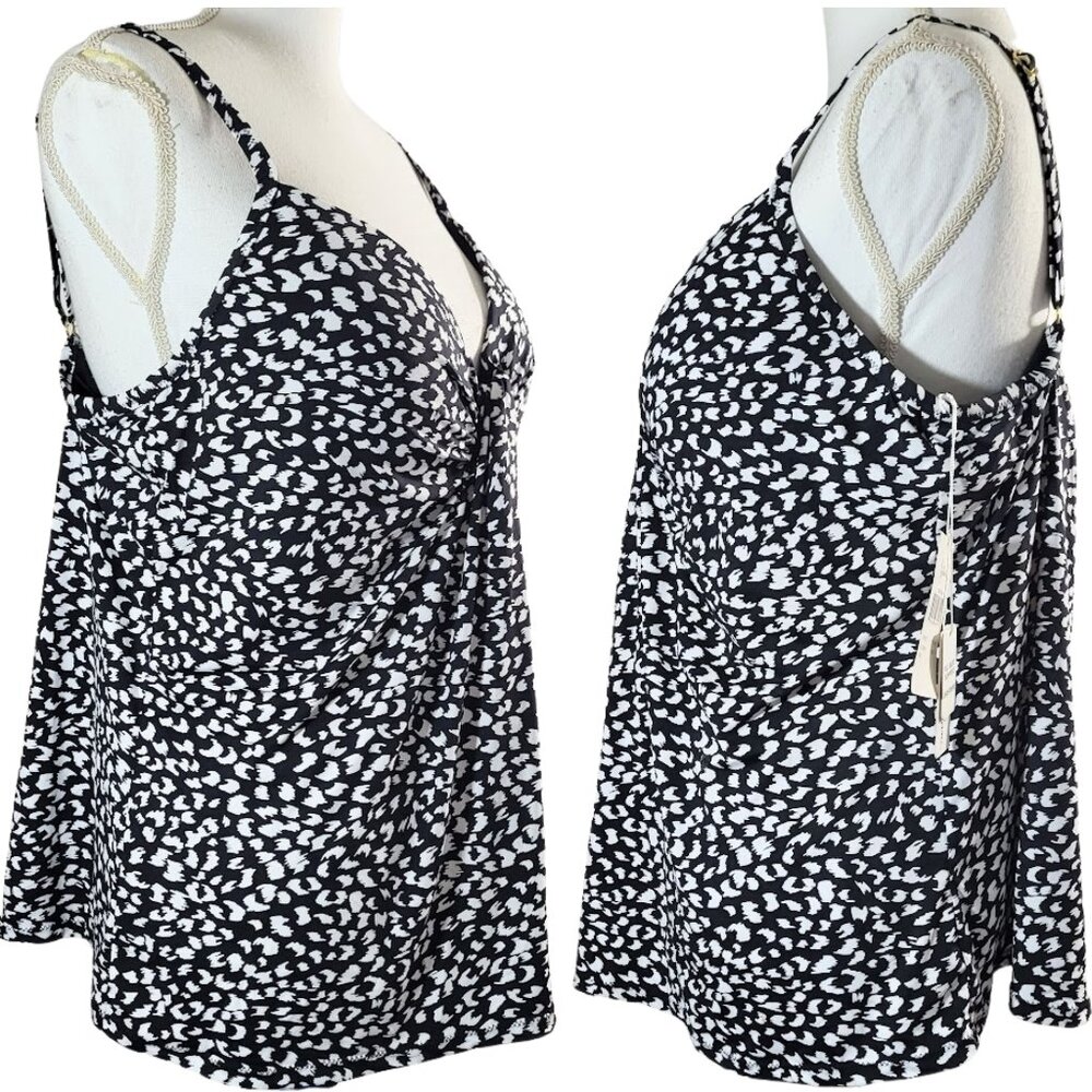 LEILANI Full Bust Support Underwire Scorpio Tankini Swim Top - NWT Women's 16 - Picture 2 of 5